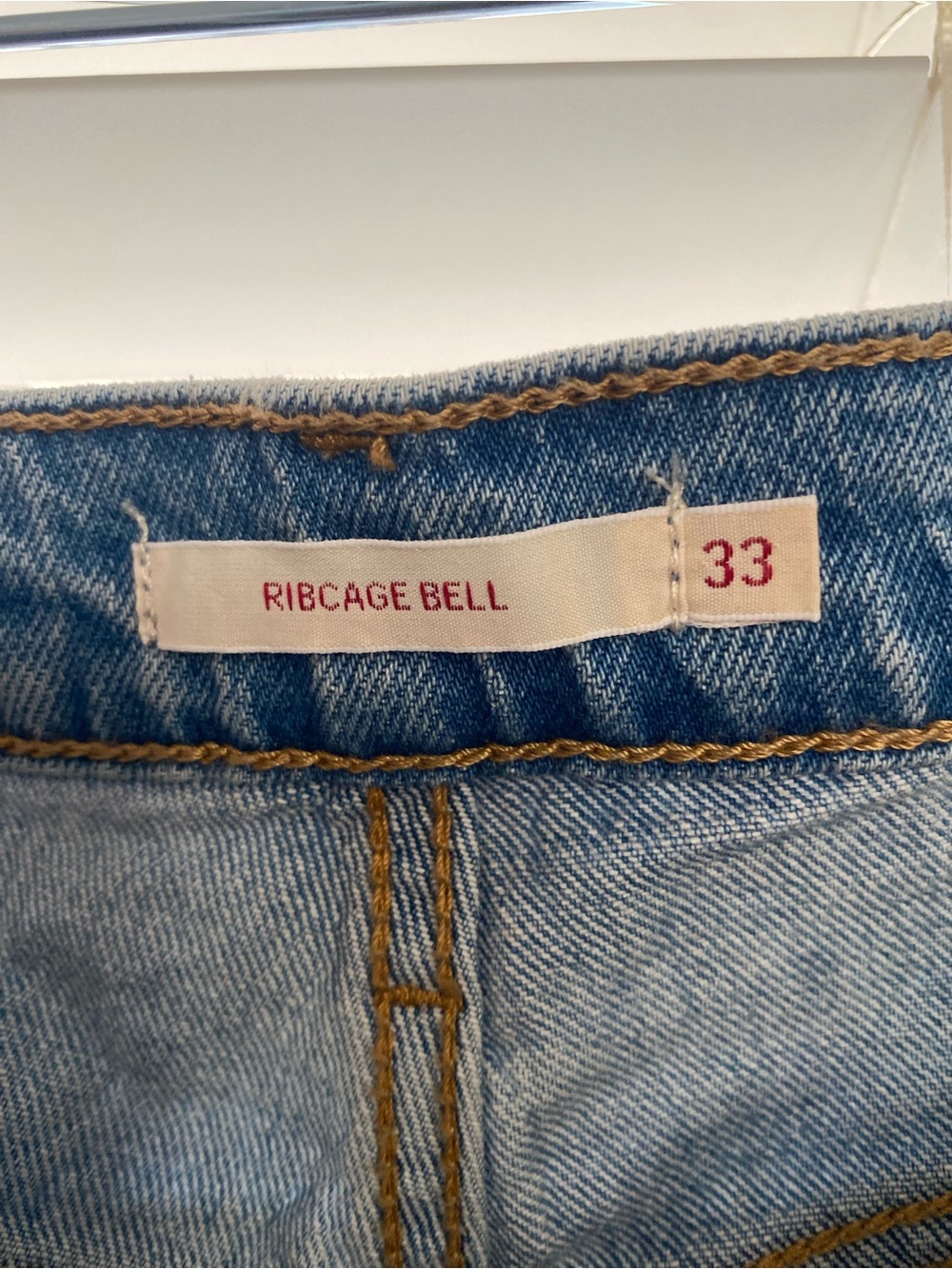 Levi's Light Blue Ribcage Bell Jeans